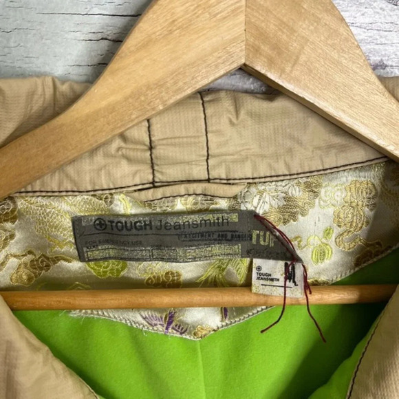 TOUGH Jeansmith  Heavy cream Field Coat jacket size medium - Picture 5 of 9